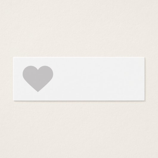 Grey Sweet Heart & Chevron Tags cadeaux