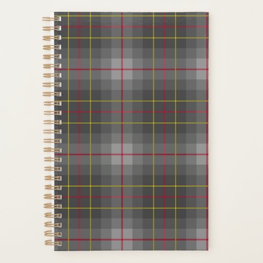 Grey Tartan Planner (Voorkant)