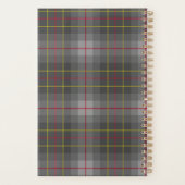 Grey Tartan Planner (Achterkant)