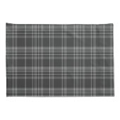 Grey Tartan Scottish Pattern Kussensloop (Achterkant-Rechts)