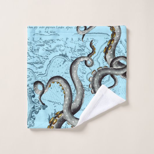 Grey Tentacles (Gant de toilette)