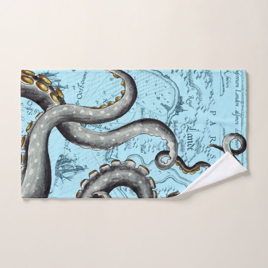 Grey Tentacles (Serviette à main)