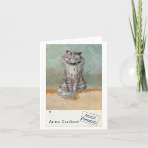 Grey @ the Cat Show II beroemd gemaakt door Louis  Kaart