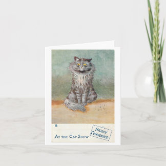 Grey @ the Cat Show II beroemd gemaakt door Louis  Kaart