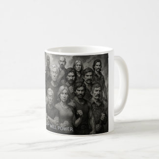 Grey Will Power Coffee Mug Koffiemok