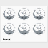 Grey Wolf Coffee Grote Sticker (Vel)