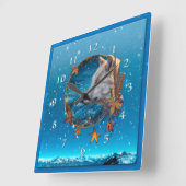 Grey Wolf DE GROTE VRAAG Vierkante Klok (Hoek)