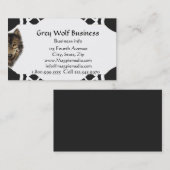 Grey Wolf Lodge Business Carte de visite personnal (Devant / Derrière)