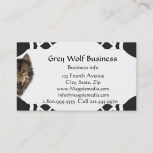 Grey Wolf Lodge Business Carte de visite personnal
