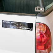 Grey Wolf Road Safety Bumpersticker (Op Truck)