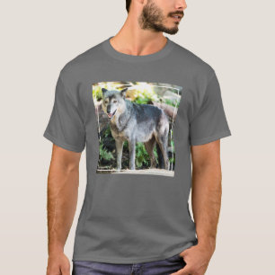 Grey Wolf Standing Alone T-shirt