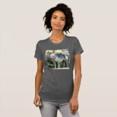 Grey Wolf Standing Alone T-shirt (Voorkant volledig)