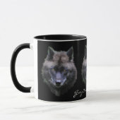 GREY WOLF SUPPORTER Wildlife Gift Mok (Links)