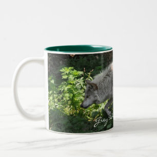 GREY WOLF Supporter Wildlife Gift Mok