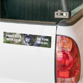 GREY WOLF Wildlife Conservation Bumpersticker (Op Truck)