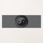 Grey Ying Yang Harmony Yoga Mat (Voorkant (horizontaal))