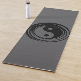 Grey Ying Yang Harmony Yoga Mat