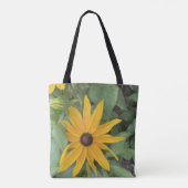 greyforaday Yellow Floral Tote Draagtas (Achterkant)