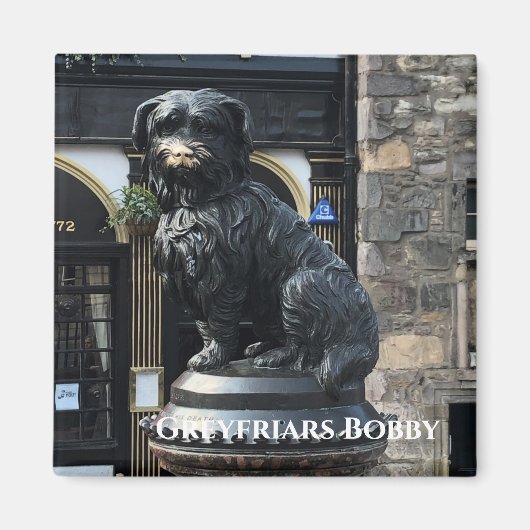 Greyfriars Bobby Magnet (Devant)