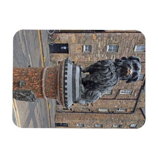 Greyfriars Bobby Statue in Edinburgh Magneet (Horizontaal)
