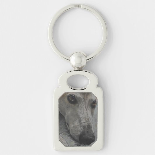 Greyhondogen sleutelhanger (Voorkant)