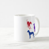 Greyhound 4 juillet Mug (Devant droit)