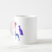 Greyhound 4 juillet Mug (Devant gauche)