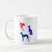 Greyhound 4 juillet Mug (Gauche)