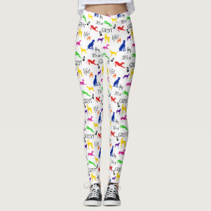 Greyhound a Greych Life Quote Leggings