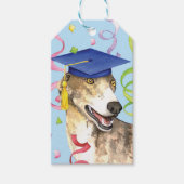 Greyhound Afstuderen Cadeaulabel (Voorkant)