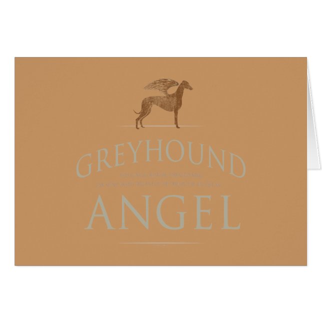Greyhound... als een engel (Voorkant Horizontaal)