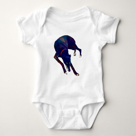 Greyhound Art Romper (Voorkant)