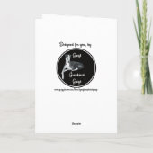 Greyhound Avoir une carte d'anniversaire Greyt (Dos)