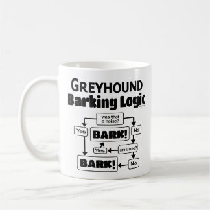 Greyhound Barking Logic Koffiemok