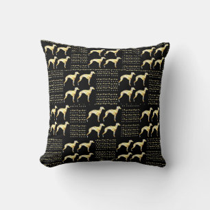Greyhound Bling Kussen