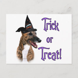 Greyhound (brindle) Trick Briefkaart