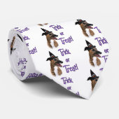Greyhound (brindle) Trick Stropdas (Opgerold)