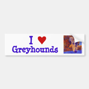 Greyhound Bumpersticker