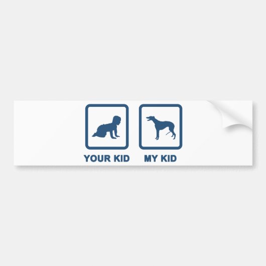 Greyhound Bumpersticker (Voorkant)