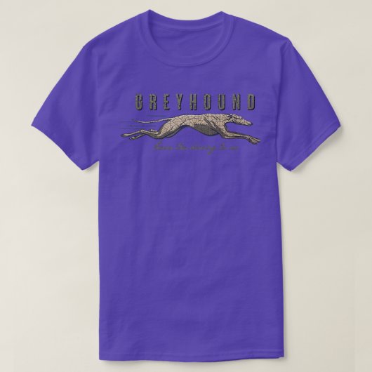 Greyhound Bus Lines  Glory 1 T-shirt (Design voorkant)