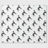 Greyhound Cadeaupapier (Vlak)