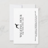 Greyhound Carte de remerciements (Dos)