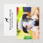 Greyhound Carte de remerciements (Devant / Derrière)