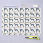 Greyhound Colorful Brindle Tissue Paper Tissuepapier (Craft)