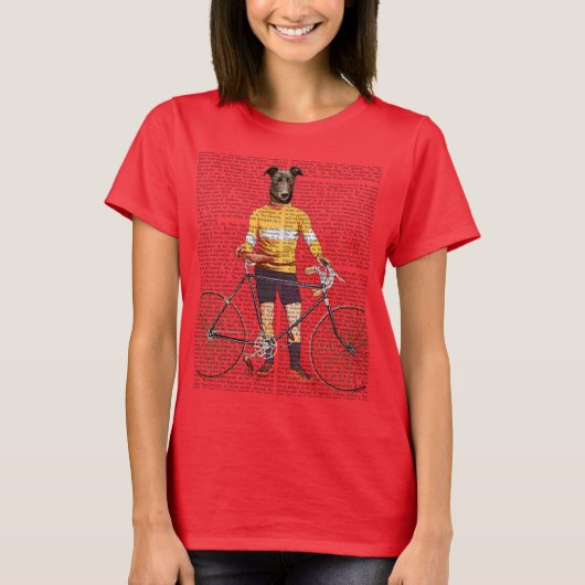 Greyhound Cyclist T-shirt (Voorkant)