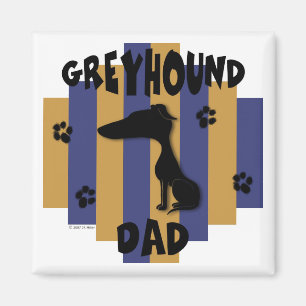 Greyhound Dad Magnet Magneet
