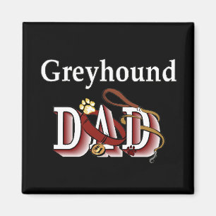 greyhound dad Magnet Magneet