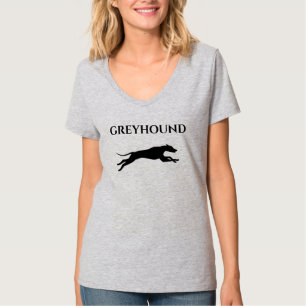 GREYHOUND damesv-nekT-shirt. T-shirt