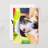 Greyhound Dank je creditcard Bedankkaart (Voorkant / Achterkant)