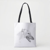 Greyhound Dog Art Canvas tas (Voorkant)